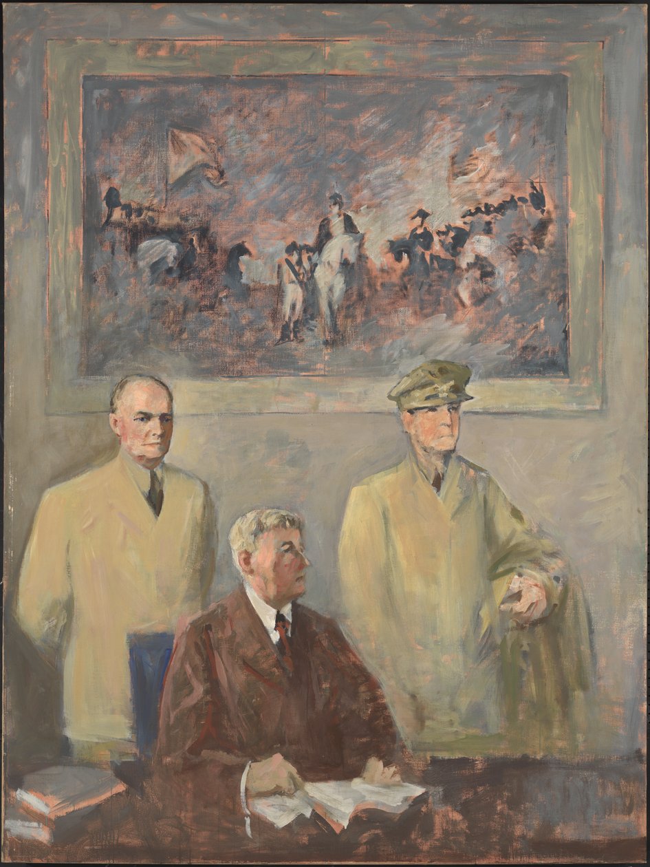 Naczelne Dowództwo - Panel Lewy, 1947-1949. autorstwa Augustus Vincent Tack