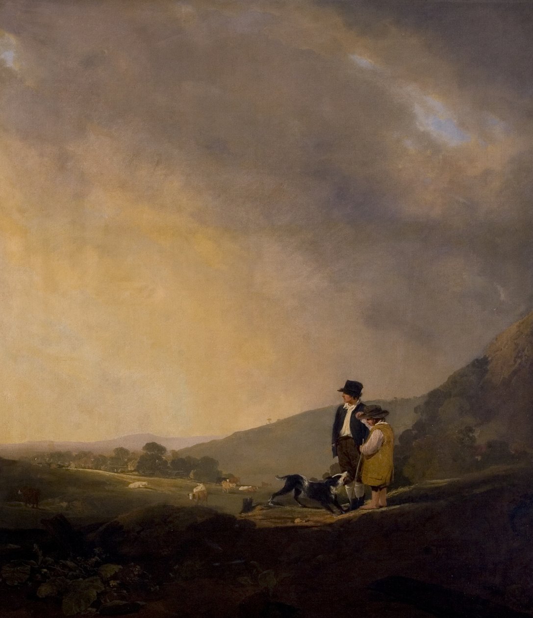 Krowie chłopcy, 1807 autorstwa Augustus Wall Callcott
