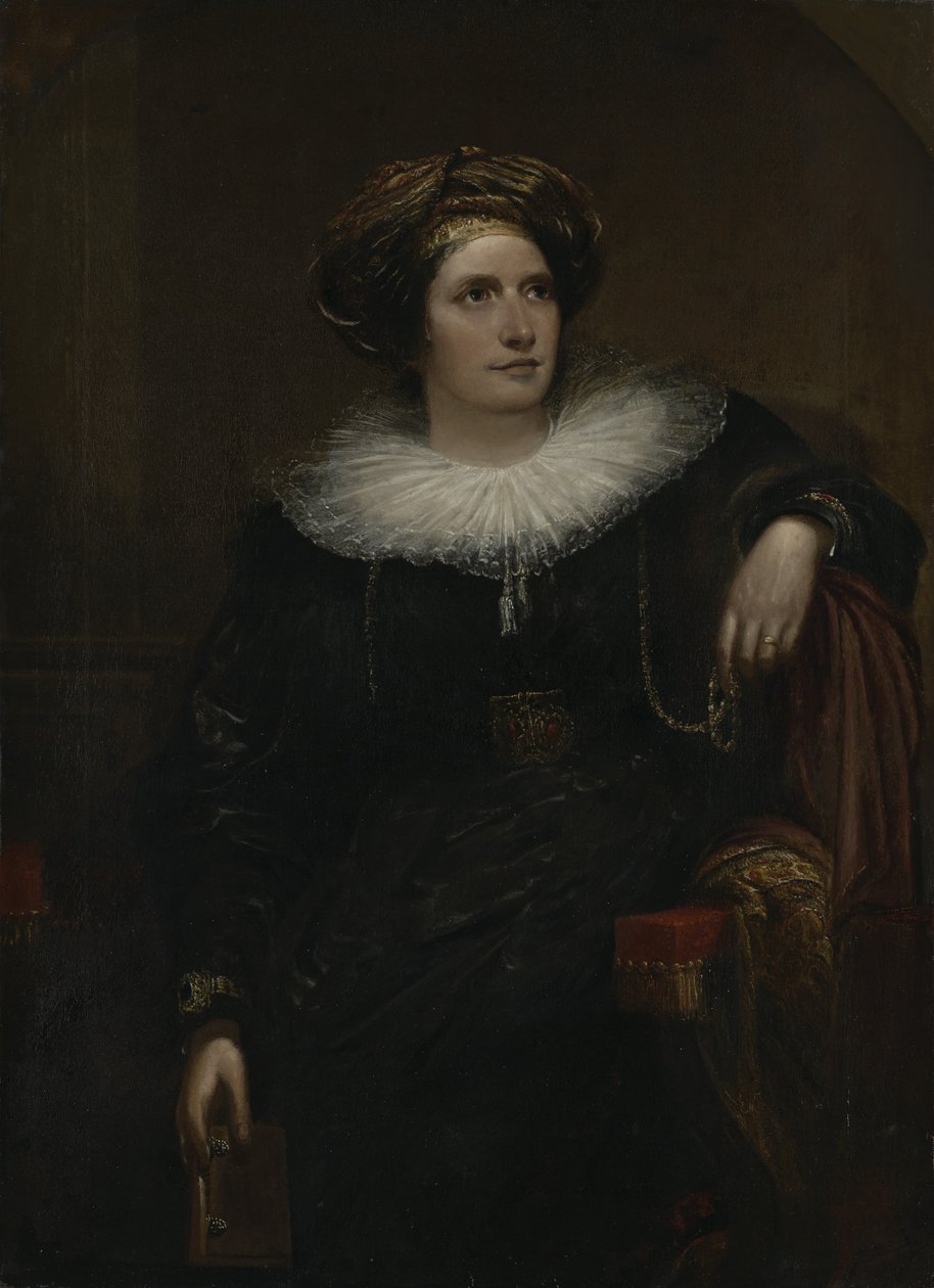 Lady Maria Callcott, z domu Dundas (1785-1842), pisarka i podróżniczka autorstwa Augustus Wall Callcott