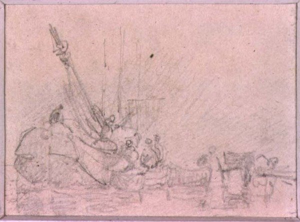 Studia Kompozycji (rysunek) autorstwa Augustus Wall Callcott