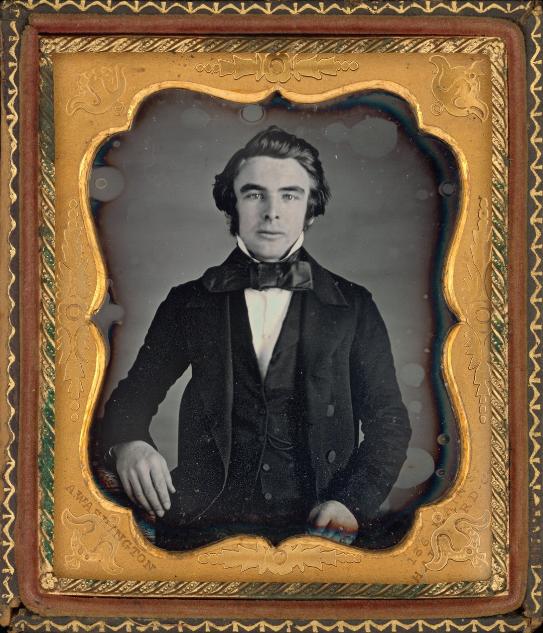 Portret mężczyzny, ok. 1845 (zdjęcie) autorstwa Augustus Washington