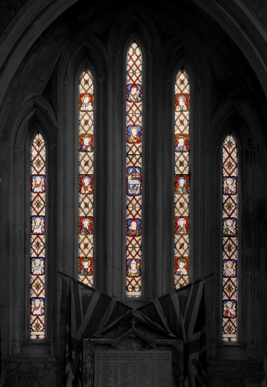 Adoracja Baranka, 1850 (witraż) autorstwa Augustus Welby Northmore Pugin
