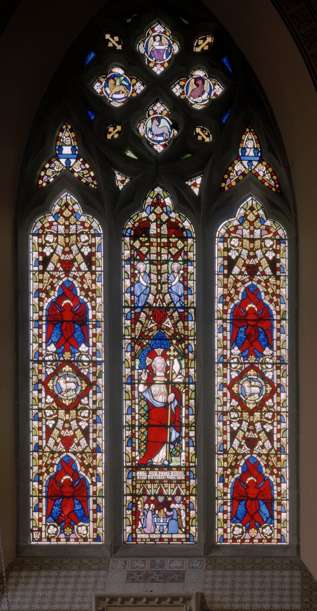 Chrystus z Serafinami, ok.1844 (witraż) autorstwa Augustus Welby Northmore Pugin