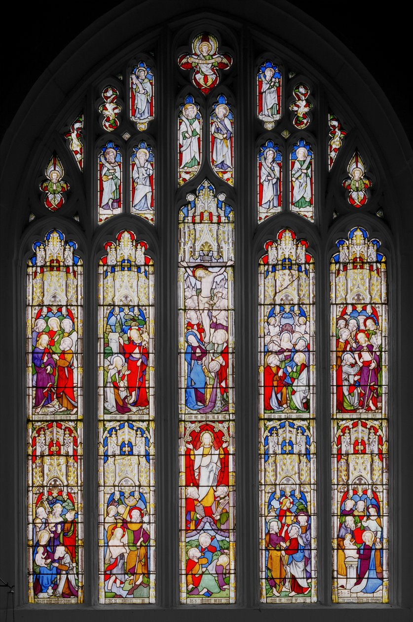Wydarzenia z życia Chrystusa, 1851 (witraże) autorstwa Augustus Welby Northmore Pugin