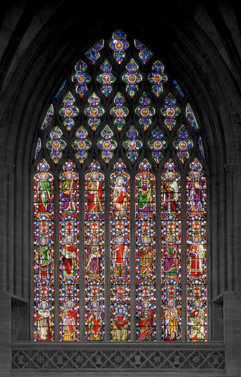 Jesse Tree, 1848 (witraż) autorstwa Augustus Welby Northmore Pugin