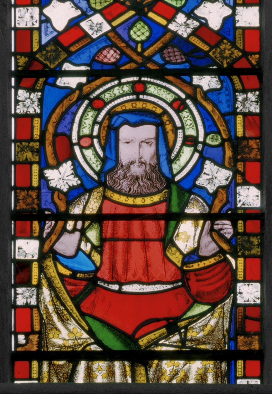 Jesse Tree, detal, 1848 (witraż) autorstwa Augustus Welby Northmore Pugin