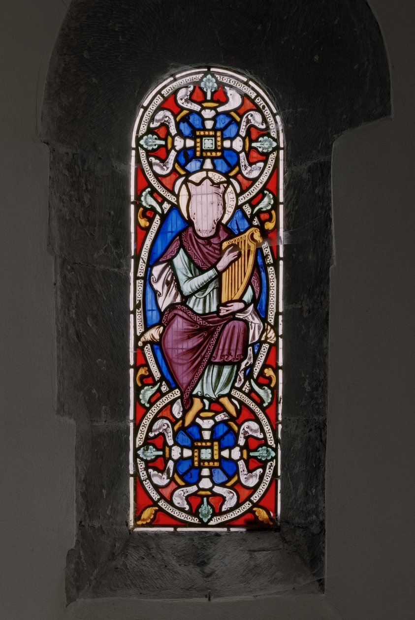 Król Dawid, 1849 (witraż) autorstwa Augustus Welby Northmore Pugin