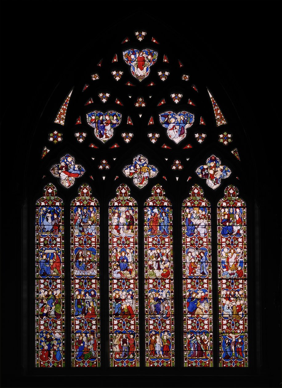 Życie Chrystusa, 1850 (witraż) autorstwa Augustus Welby Northmore Pugin