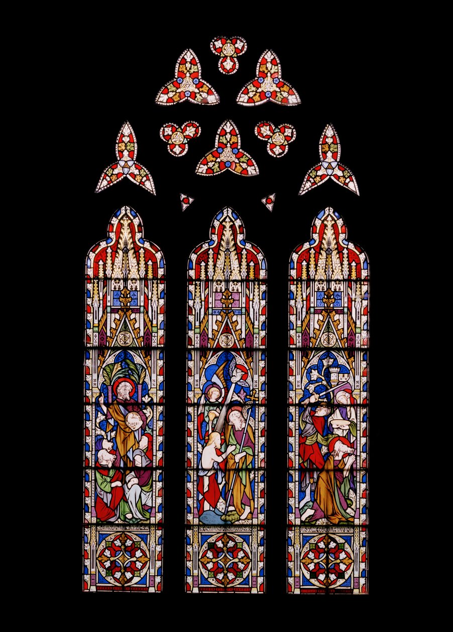 Życie św. Jana Chrzciciela, 1852 (witraże) autorstwa Augustus Welby Northmore Pugin