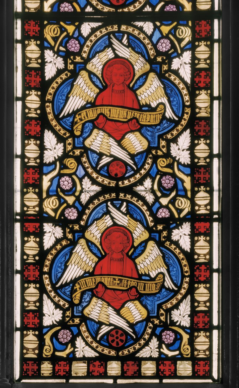 Serafin, kaplica Najświętszego Sakramentu, ok. 1845 (witraż) autorstwa Augustus Welby Northmore Pugin