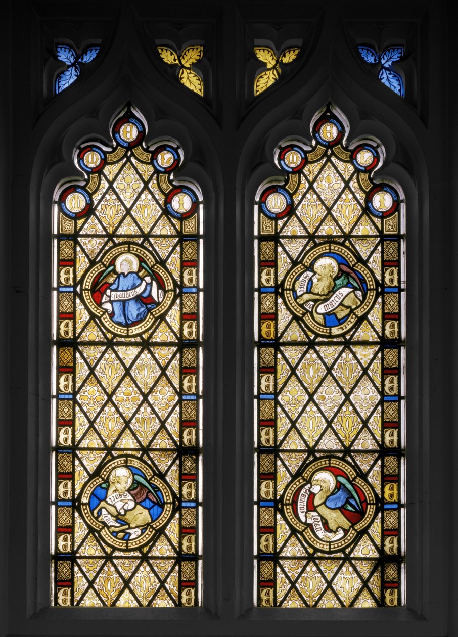 Okno na ścianie południowej autorstwa Augustus Welby Northmore Pugin