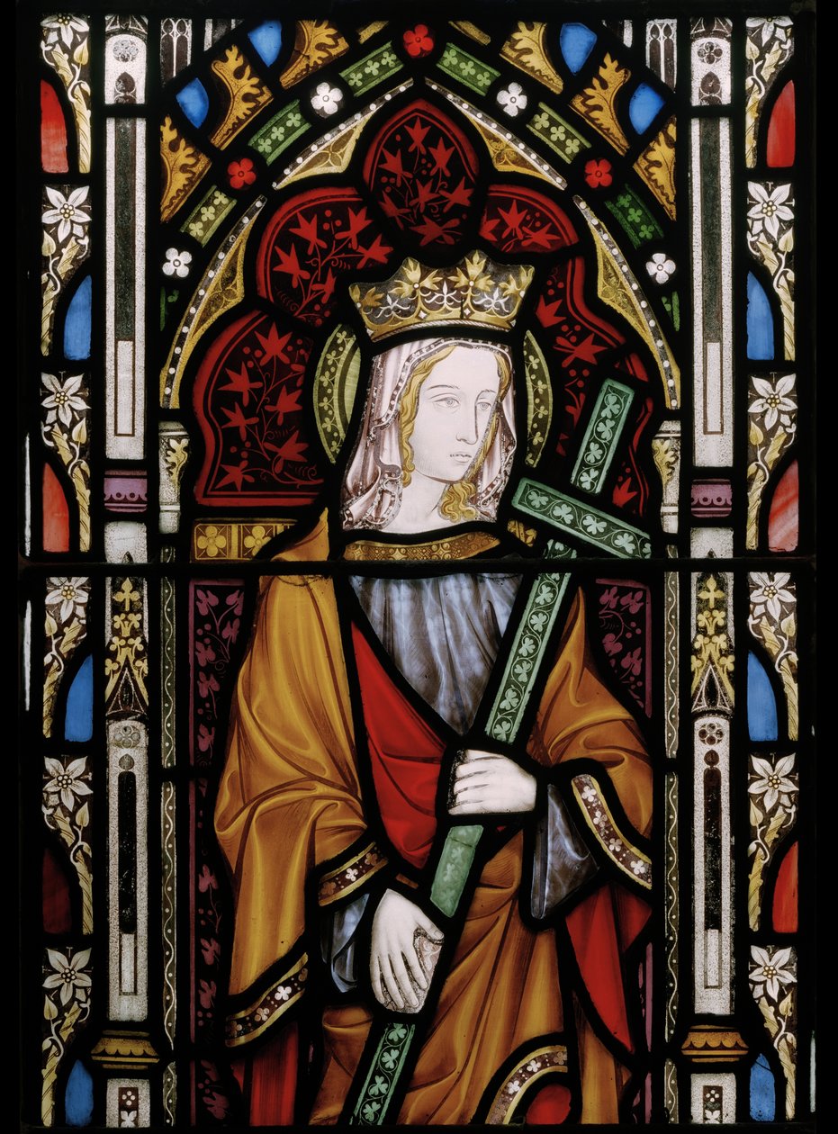 Św. Helena detal (witraż) autorstwa Augustus Welby Northmore Pugin