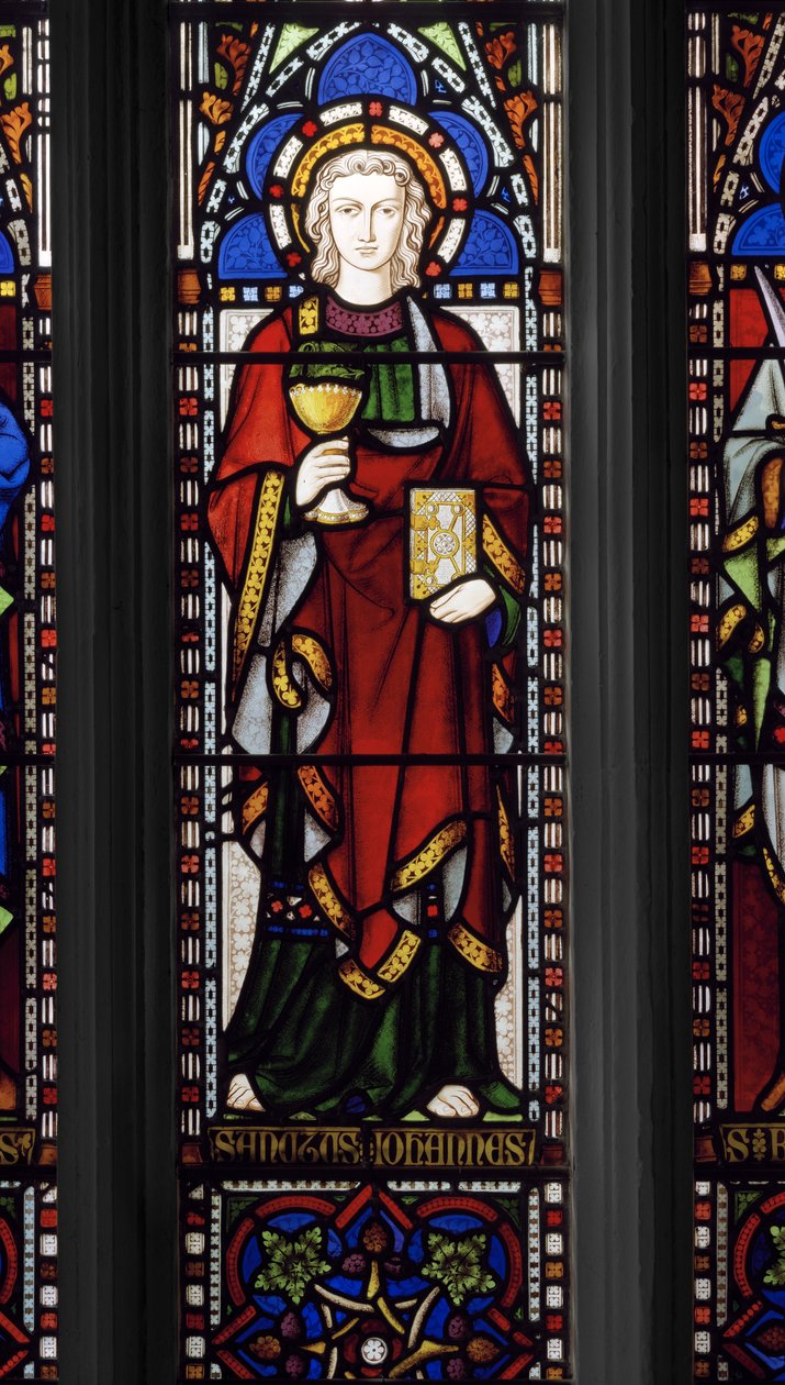 Św. Jan Ewangelista, 1849 (witraże) autorstwa Augustus Welby Northmore Pugin