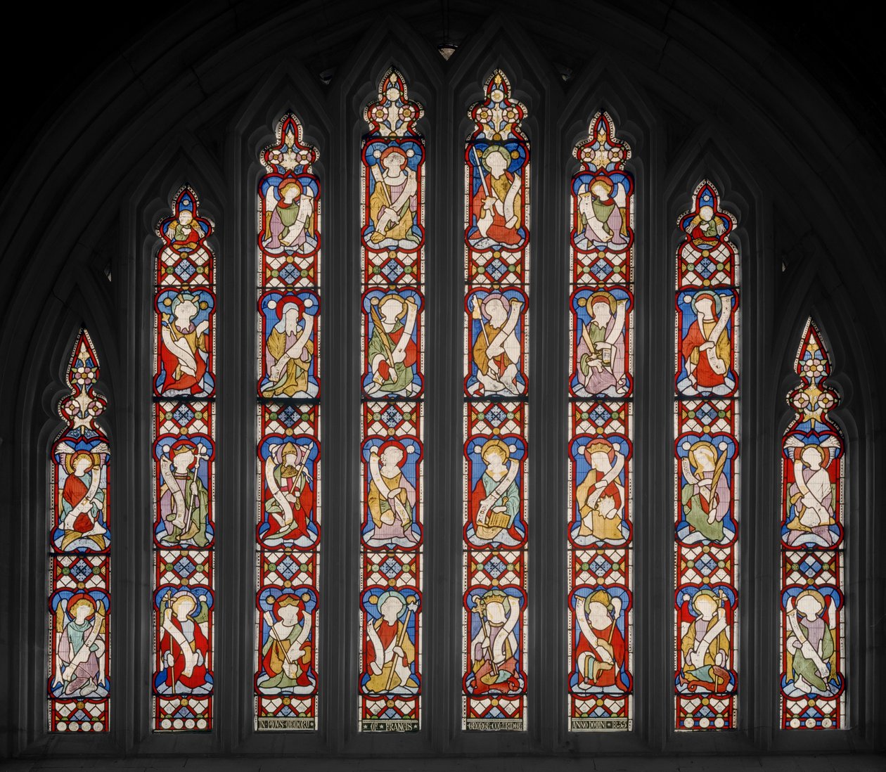 Te Deum, 1850 (witraż) autorstwa Augustus Welby Northmore Pugin