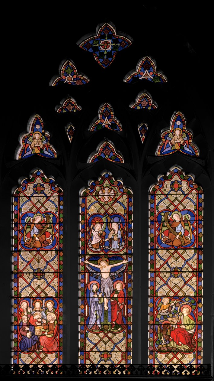 Ukrzyżowanie, 1849 (witraż) autorstwa Augustus Welby Northmore Pugin