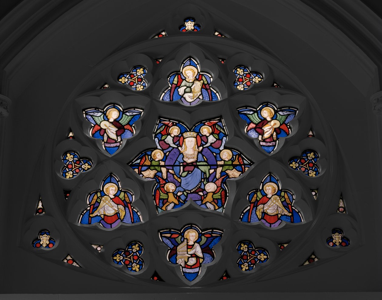 Okno maswerkowe, 1850 (witraż) autorstwa Augustus Welby Northmore Pugin