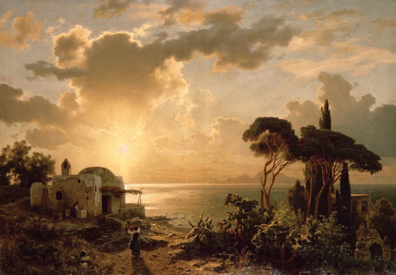 Nieznany obraz autorstwa August Wilhelm Leu