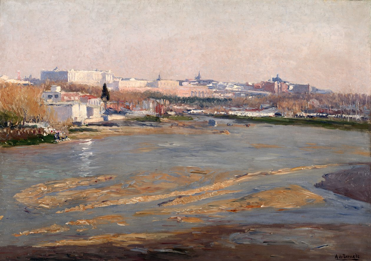 Brzegi rzeki Manzanares, 1912 autorstwa Aureliano de Beruete