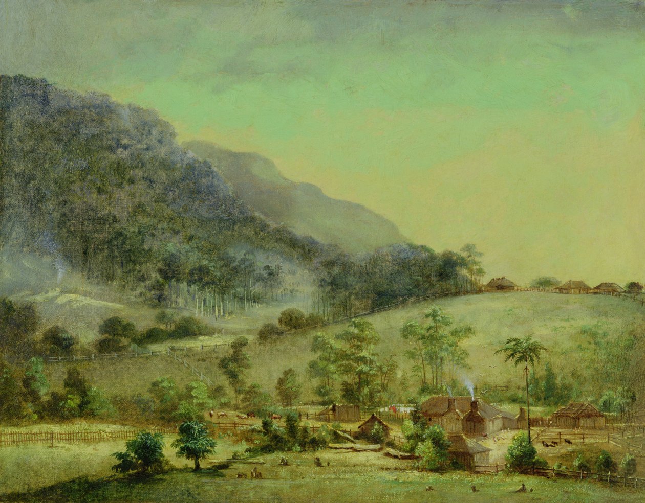 Zagrody, ok.1850 autorstwa Australasian School