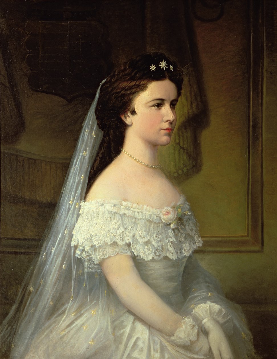 Elżbieta Bawarska (1837-98), cesarzowa Austrii autorstwa Austrian School