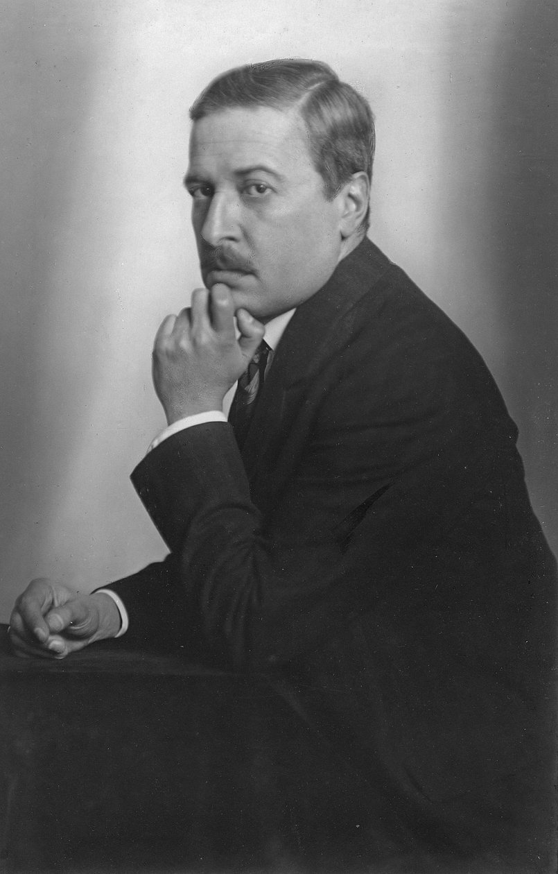 Portret Hugo von Hofmannsthal autorstwa Austrian Photographer