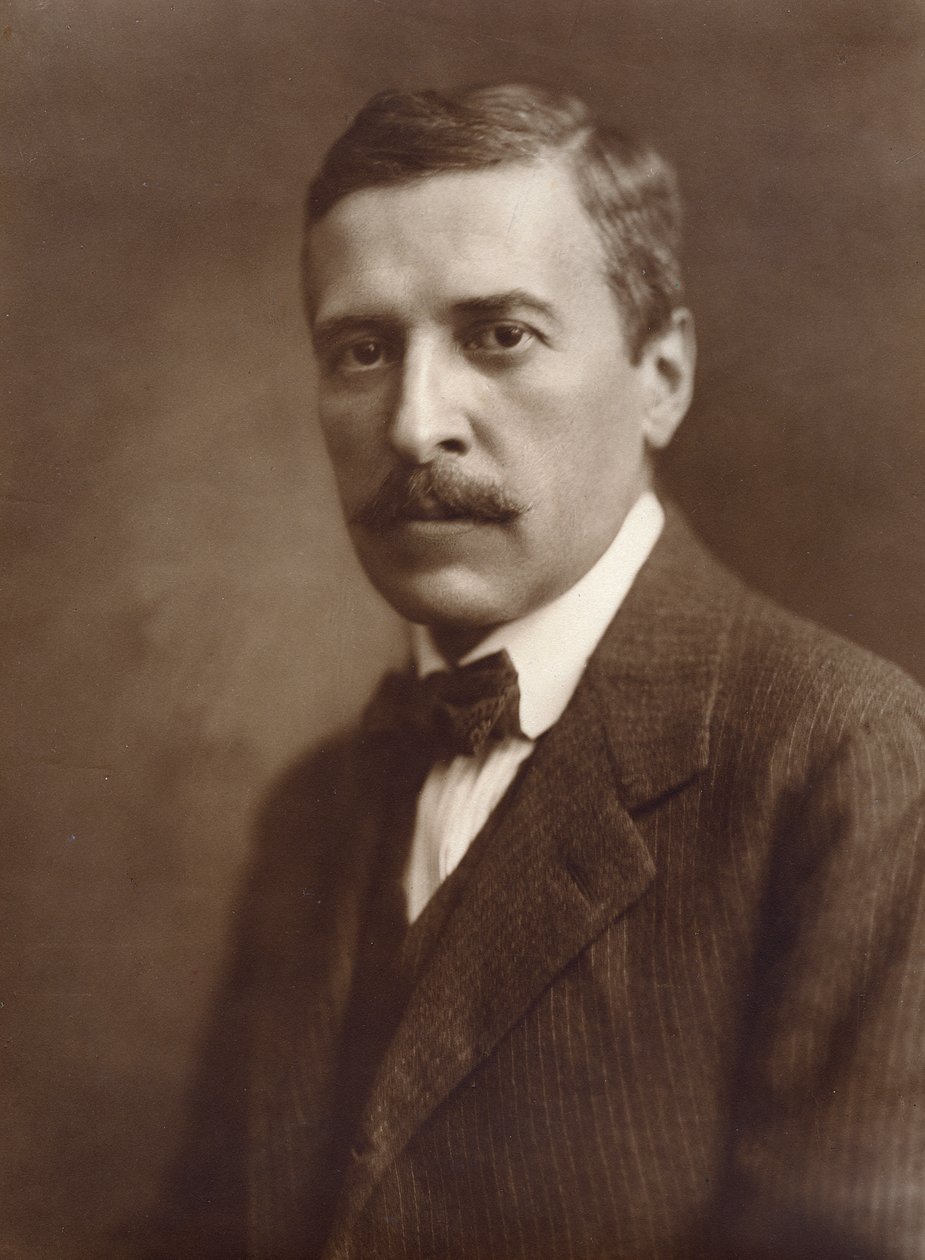Portret Hugo von Hofmannsthala, ok. 1920-21 autorstwa Austrian Photographer