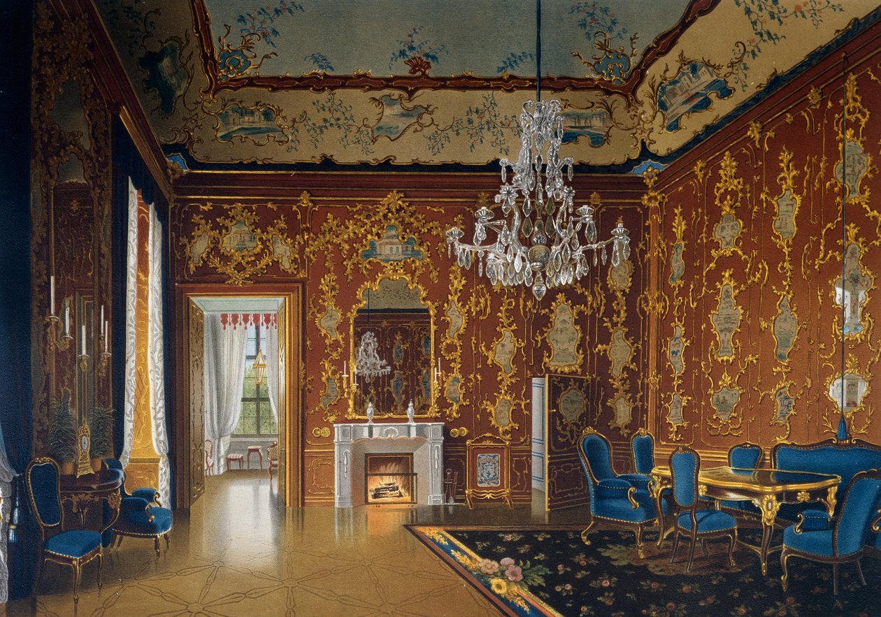 Apartament Cesarzowej Marii Teresy, Pałac Schoenbrunn (Lista Światowego Dziedzictwa UNESCO) autorstwa Austrian School