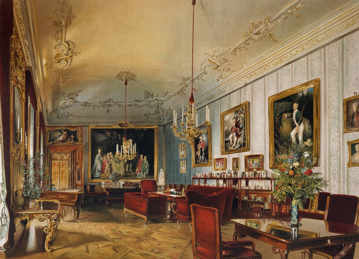 Sala Księżnej Zofii w Imperial Apartments, Pałac Schoenbrunn (Lista Światowego Dziedzictwa UNESCO) autorstwa Austrian School
