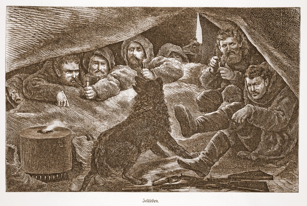 Życie w namiocie, 1896 autorstwa Austrian School