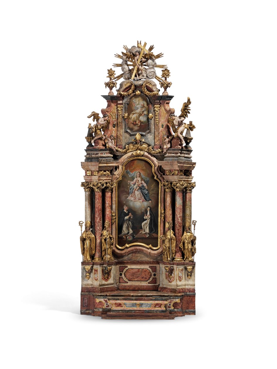 Model ołtarza głównego opactwa św. Piotra, Salzburg, ok.1777 autorstwa Austrian School