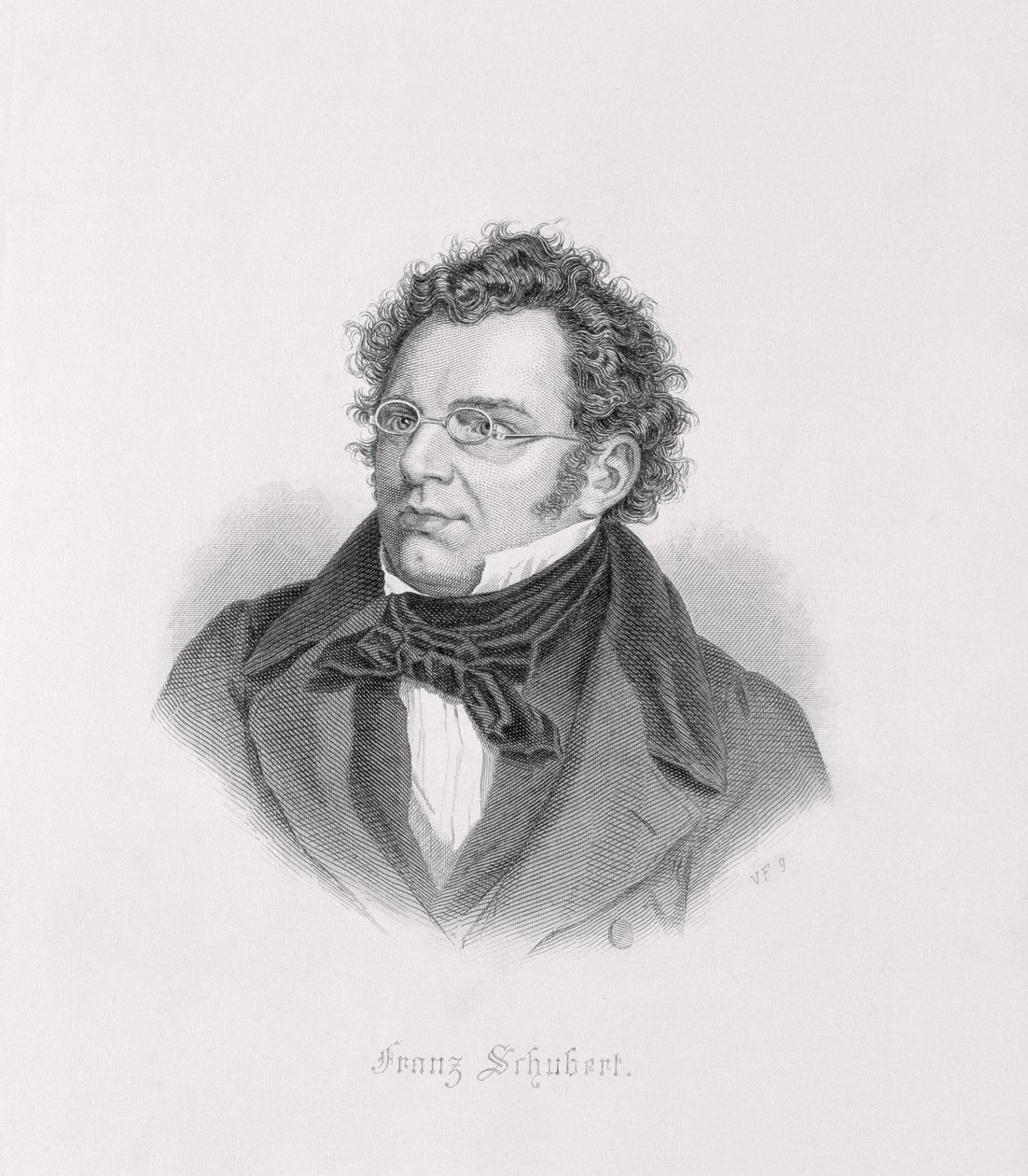 Portret Franza Schuberta (1768-1827) autorstwa Austrian School