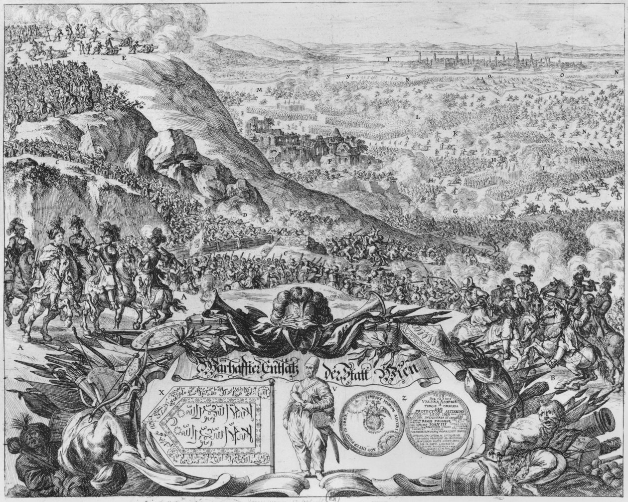 Oblężenie Wiednia w 1683 r., ok.1783 autorstwa Austrian School
