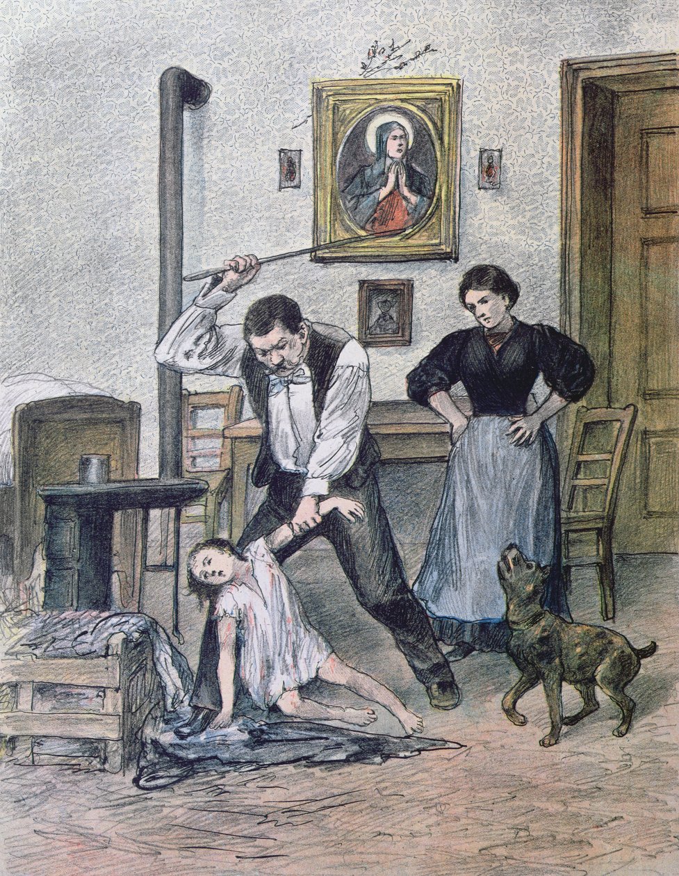 Okrutny Ojciec, 1897 autorstwa Austrian School