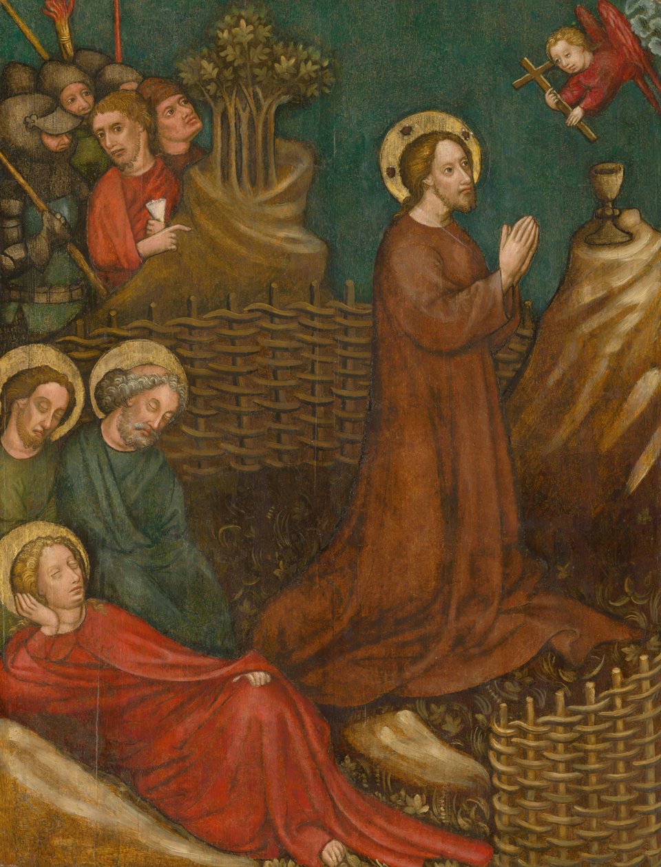 Agonia w ogrodzie, ok. 1420. autorstwa Austrian master