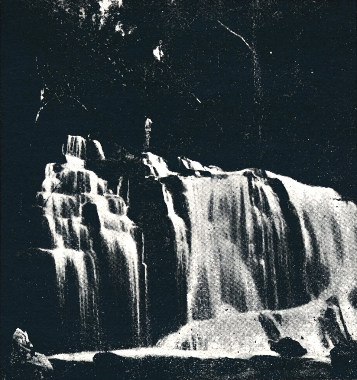 Wodospad na Rio Dourado Lencoes, 1895 autorstwa Axel Frick