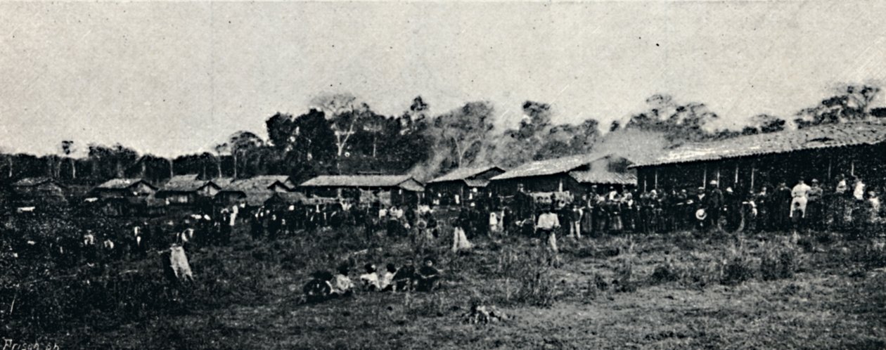 Kolonia włoska Fazenda Arindiuba, 1895 autorstwa Axel Frick