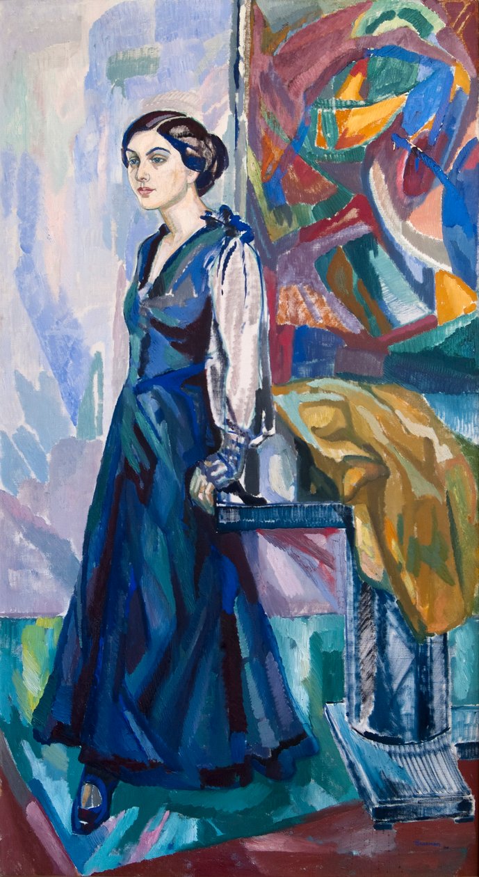 Portret pani Carin Östberg autorstwa Axel Törneman