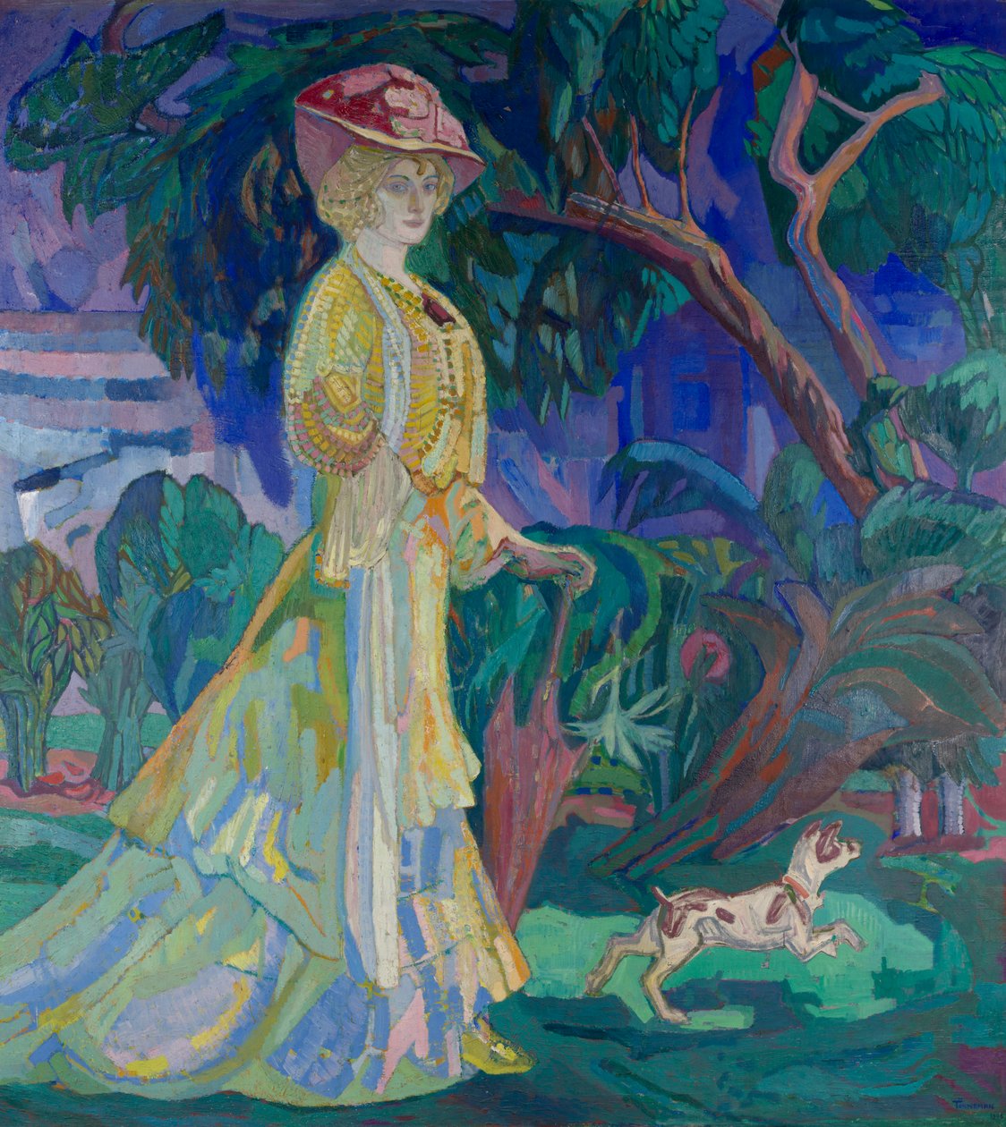 Portret żony artysty autorstwa Axel Törneman