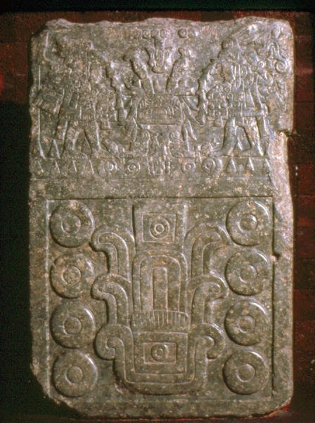 Tablica licząca Tenochtitlan, Burmistrz Świątyni autorstwa Aztec