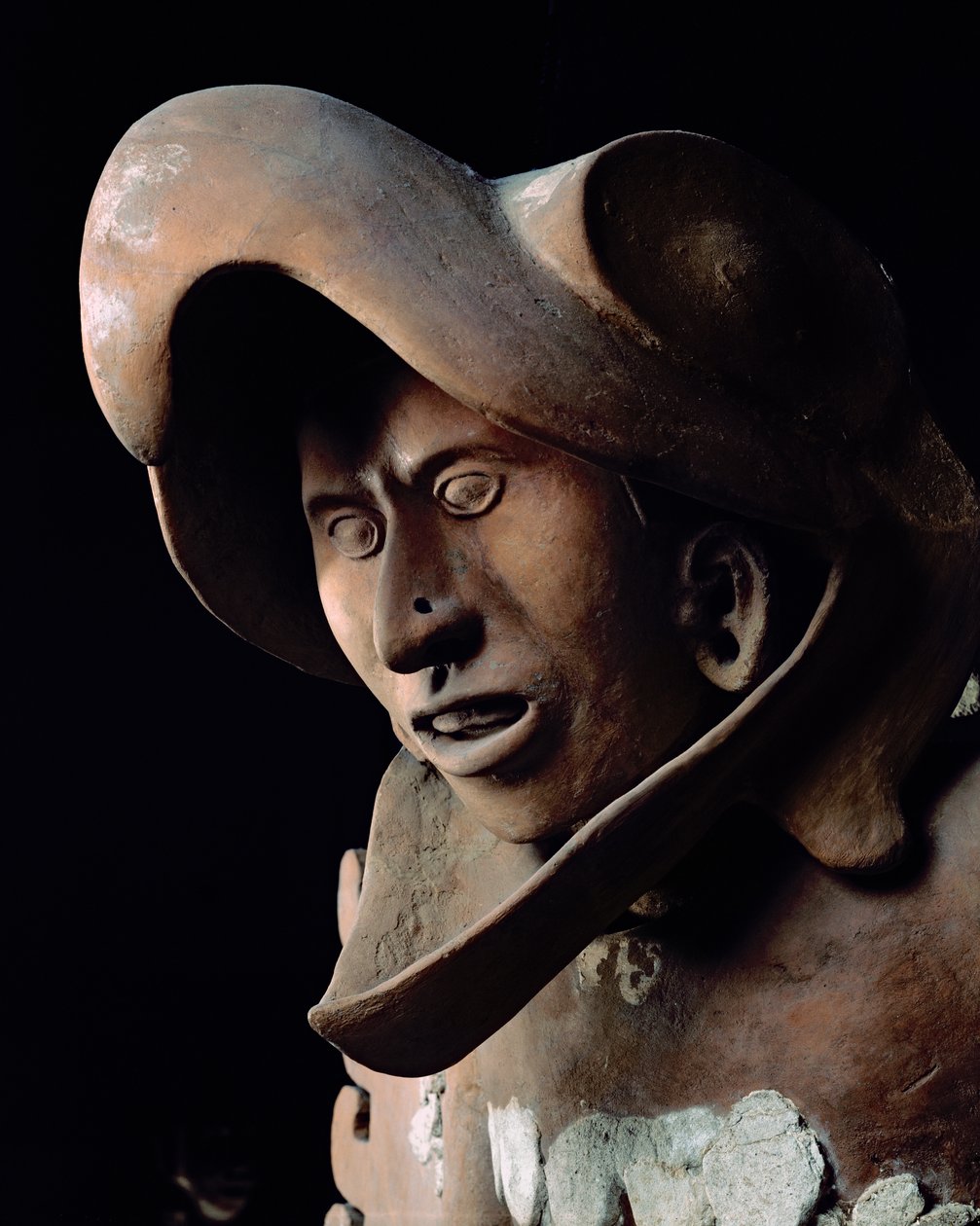 Orli wojownik z Domu Orłów, dat. 1469 (terakota) autorstwa Aztec
