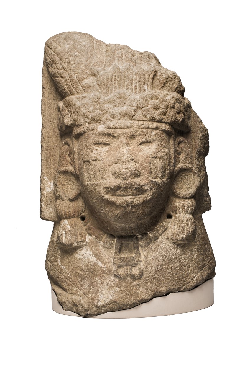 Głowa Xilonen, Bogini Młodej Kukurydzy, Tenochtitlan, Meksyk, 1450/1500 autorstwa Aztec
