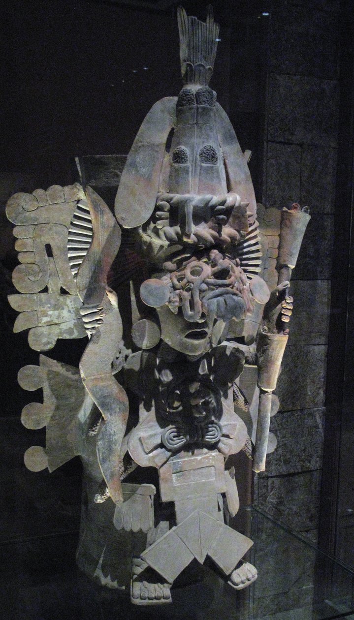 Kadzidło w postaci boga Nappatecuhtli, Tlahuac, późny okres postklasyczny, ok. 1500 autorstwa Aztec