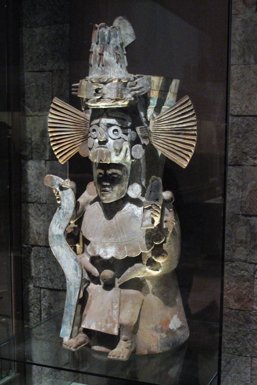 Kadzidło w postaci boga Tlaloca, Tlahuac, późny okres postklasyczny, ok. 1500 autorstwa Aztec