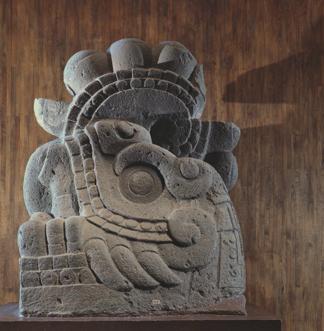Xiuhcoatl, ognisty wąż, późny okres postklasyczny (1300-1521) autorstwa Aztec