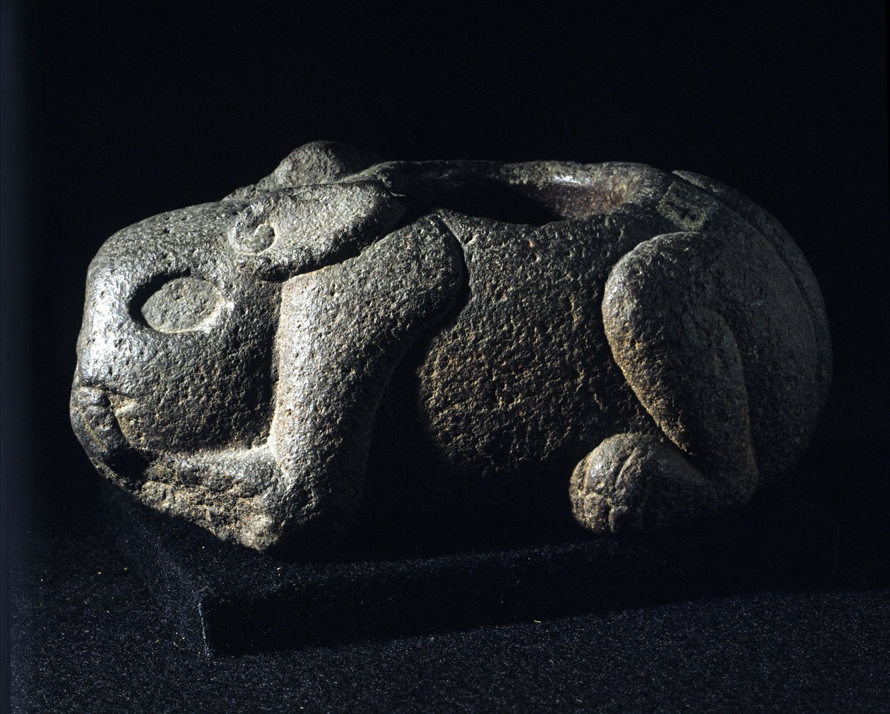 Sztuka Azteków: Ometochtli, boski królik szef pijaństwa. autorstwa Aztec Aztec
