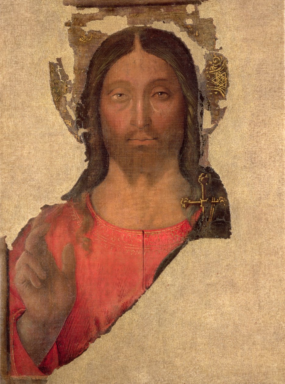 Błogosławieństwo Chrystusa autorstwa B. Suardi Bramantino