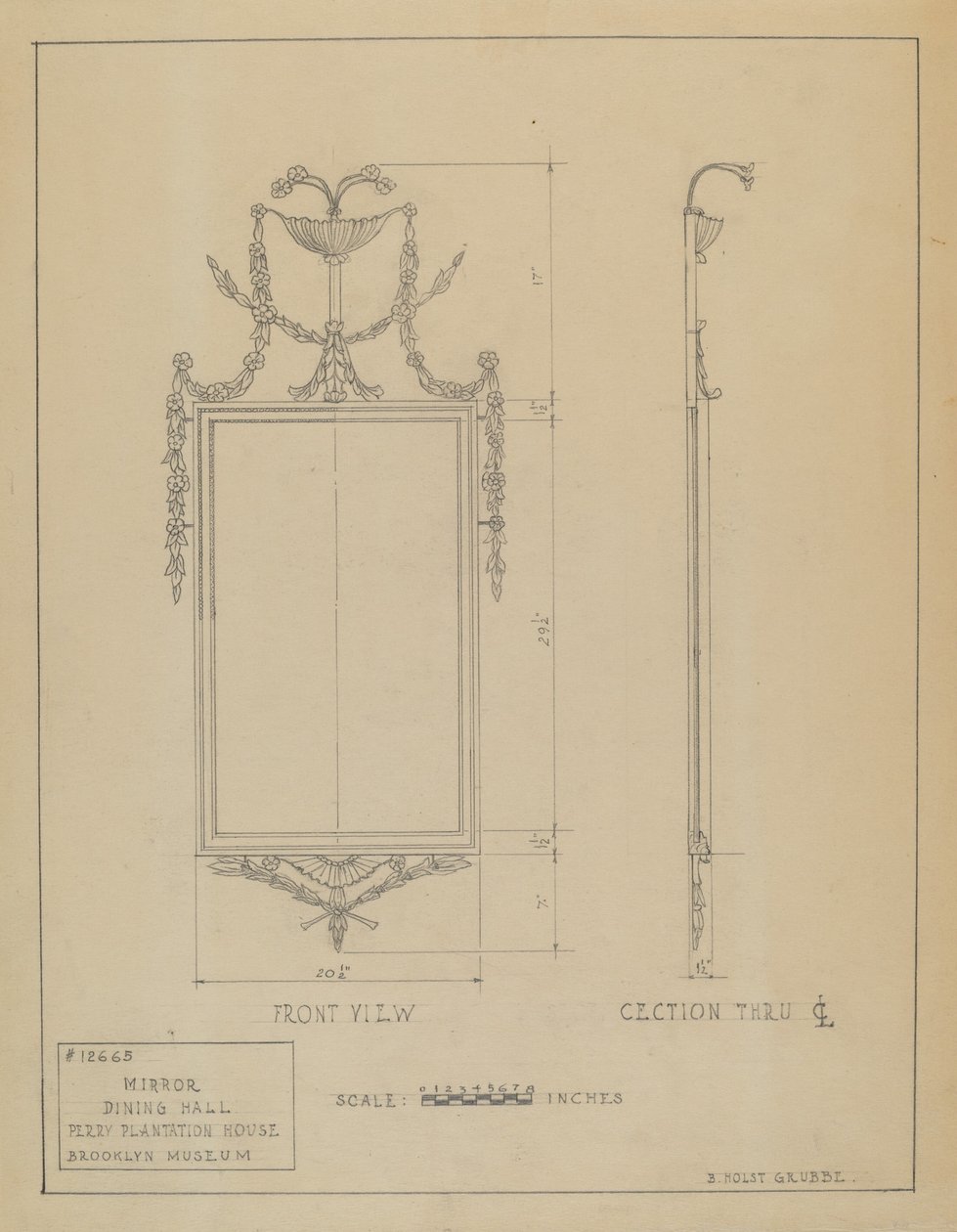Lustro autorstwa B. Holst Grubbe