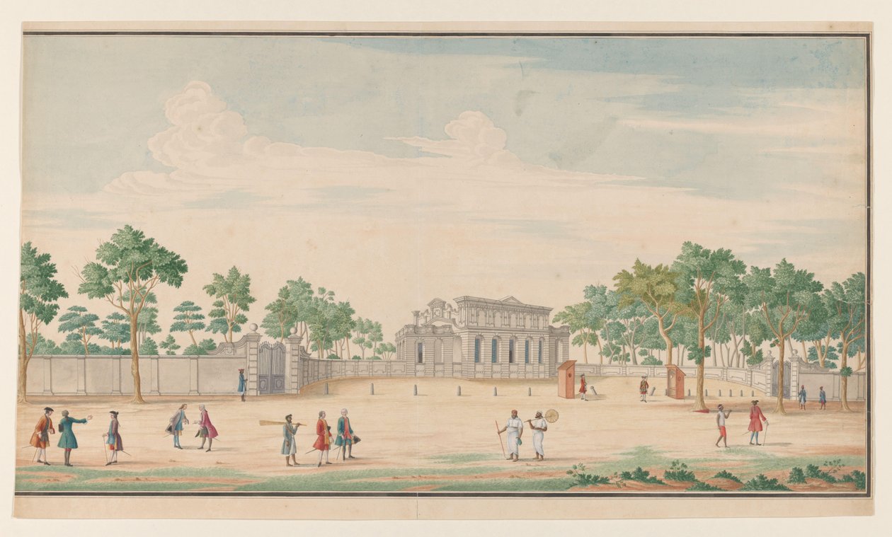 De Uitvlugt Country House, Kolombo autorstwa B. van Lier (attributed to)