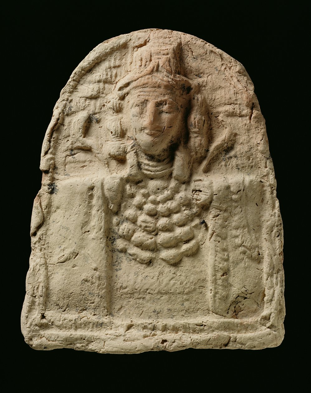 Tablica przedstawiająca popiersie bogini Iszta, XVIII w. p.n.e. (terakota) autorstwa Babylonian
