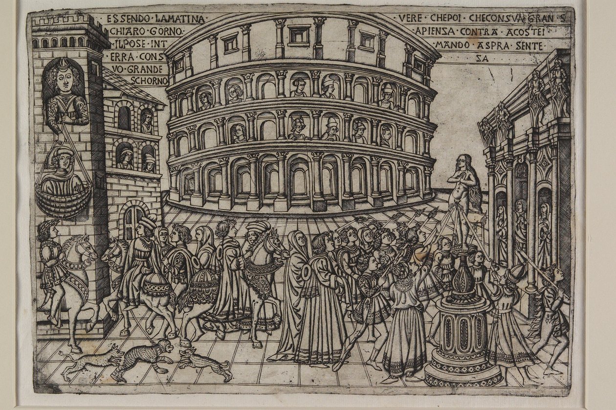 Wergiliusz Czarownik, ok. 1460-63 autorstwa Baccio Baldini